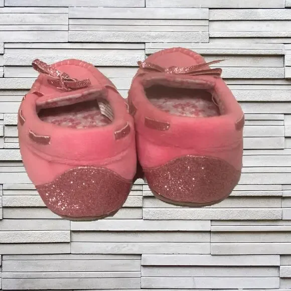 Laura Ashley Faux Suede Slippers Sz. S (11-12) - Picture 3 of 4